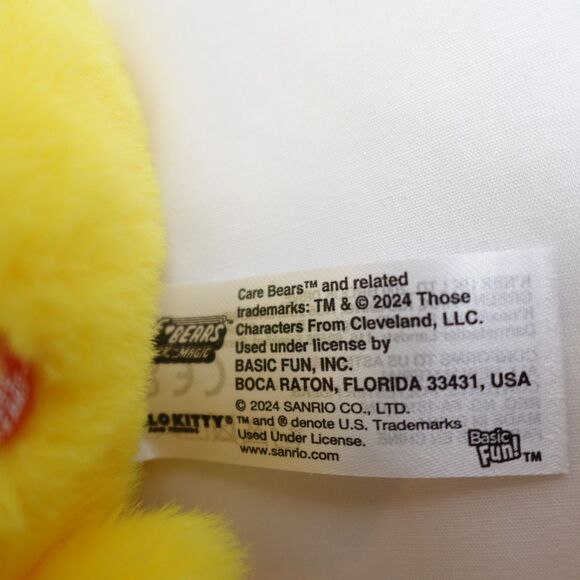 Hello Kitty Care Bear Funshine Yellow Plush Stuffed Animal Soft Gifts Christmas - Picture 13 of 15